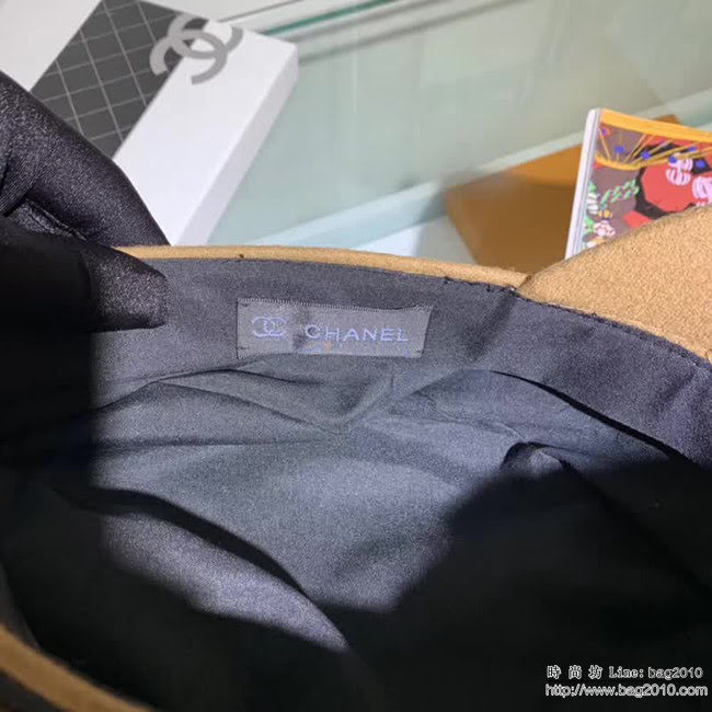 CHANEL香奈兒 官網走秀款 原版最新經典時尚百搭軍帽 LLWJ6305